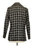 WD.NY 100% Polyester Houndstooth Black Coat Size S - photo 2