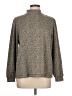 Ann Taylor LOFT Tweed Gray Turtleneck Sweater Size L - photo 1