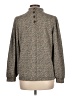 Ann Taylor LOFT Tweed Gray Turtleneck Sweater Size L - photo 2