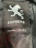 Express 100% Leather Black Leather Jacket Size XL - photo 6