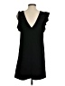 Express 100% Polyester Solid Black Casual Dress Size XS - photo 2