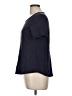 Talbots Outlet Solid Blue Short Sleeve T-Shirt Size M - photo 5