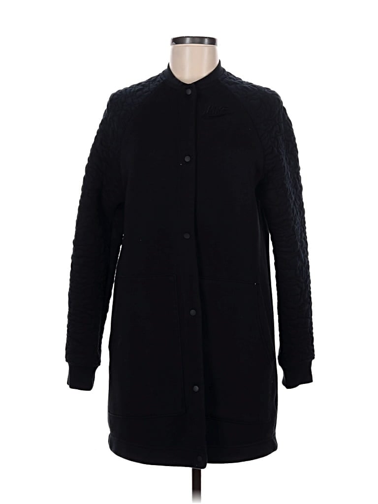 Pre-owned Nike Cardigan Sweater In Black