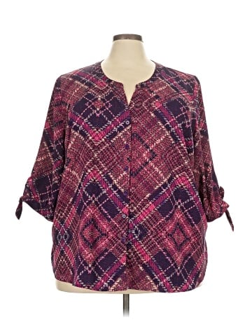 Catherines 3/4 Sleeve Blouse (view 1)
