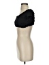 Nasty Gal Inc. 100% Polyester Black Short Sleeve Top Size 4 - photo 5