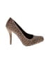 Bongo Animal Print Brown Heels Size 6 - photo 1