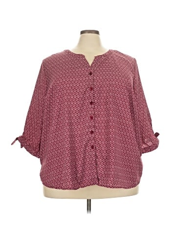 Catherines 3/4 Sleeve Blouse (view 1)