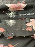 My Michelle 100% Polyester Floral Black 3/4 Sleeve Blouse Size XS - photo 7