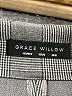 Grace Willow Plaid Gray Dress Pants Size M - photo 4