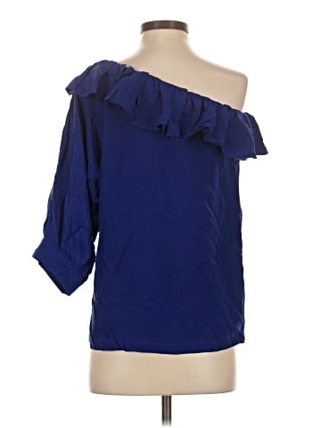 AKA New York 3/4 Sleeve Silk Top (view 2)