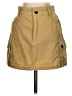 Timing 100% Cotton Solid Tan Casual Skirt Size S - photo 1