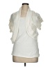 Perceptions 100% Acrylic Ivory Cardigan Size 1X - photo 1