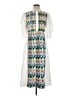 Assorted Brands 100% Polyester Print White Casual Dress Size EU 40 / US 10 - photo 1