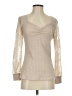 Unbranded 100% Polyester Metallic Tan Pullover Sweater Size S - photo 1
