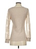 Unbranded 100% Polyester Metallic Tan Pullover Sweater Size S - photo 2