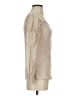 Unbranded 100% Polyester Metallic Tan Pullover Sweater Size S - photo 4