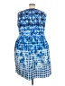 Talbots Print Blue Casual Dress Size 22WP - photo 2