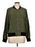 Olivia Grey 100% Polyester Color Block Green Jacket Size L - photo 1