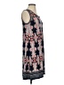 Max Studio Print Gray Casual Dress Size XS - photo 4