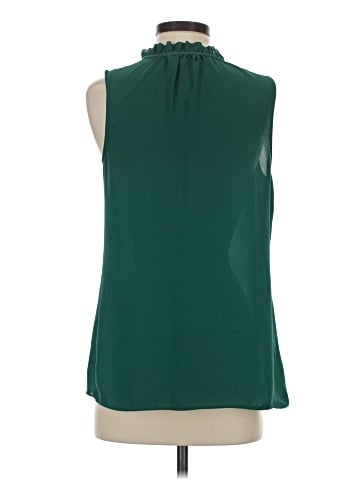 Rose + Olive Sleeveless Blouse (view 2)
