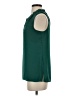 Rose + Olive 100% Polyester Green Sleeveless Blouse Size S - photo 5
