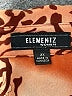 Elementz Animal Print Orange Long Sleeve Blouse Size 2X - photo 7