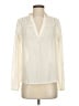 Ann Taylor LOFT 100% Polyester Ivory Long Sleeve Blouse Size S - photo 1