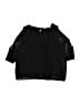 H&M 100% Polyester Black 3/4 Sleeve Top Size 14 - photo 1