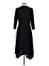 Perceptions Black Casual Dress Size L - photo 2