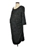 Gap - Maternity Gray Casual Dress Size L - photo 1