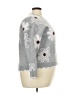 Unbranded 100% Polyester Floral Gray Pullover Sweater Size 3X - photo 4