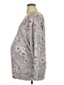 a:glow Floral Gray Pullover Sweater Size XL Maternity - photo 5