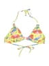 Unbranded Floral Yellow Swimsuit Top Size S (estimated) - photo 2