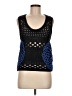 Zara Blue Sleeveless Top Size M - photo 1
