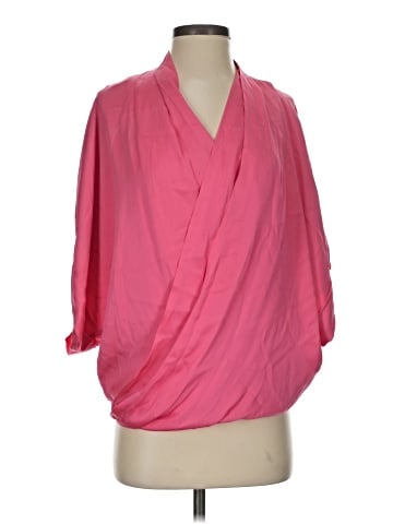 Diane von Furstenberg 3/4 Sleeve Silk Top (view 1)