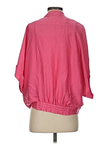 Diane von Furstenberg 3/4 Sleeve Silk Top (view 2)