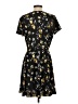 Unbranded Print Black Casual Dress Size M (estimated) - photo 2
