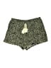Bebop 100% Polyester Paisley Gold Shorts Size XL - photo 1