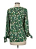 CeCe Green 3/4 Sleeve Blouse Size M - photo 2