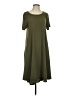 Lularoe Solid Green Casual Dress Size S - photo 1