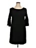 Moth Solid Black Casual Dress Size XL - photo 1