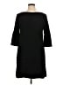 Moth Solid Black Casual Dress Size XL - photo 2