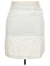 Larry Levine 100% Polyester Solid White Casual Skirt Size 22W - photo 1
