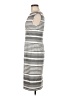 Calvin Klein Stripes Gray Casual Dress Size 6 - photo 5