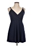 Assorted Brands Solid Blue Cocktail Dress Size L - photo 1