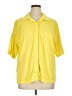 Sanctuary Yellow Short Sleeve Button-Down Shirt Size XL - photo 1