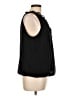 Max Studio 100% Polyester Black Sleeveless Blouse Size L - photo 4