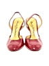 Beverly Feldman Color Block Red Heels Size EU 38 1/2 - photo 2