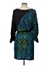 Amelia Paisley Blue Cocktail Dress Size L - photo 2