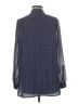 Anne Klein Polka Dots Blue Long Sleeve Blouse Size M - photo 2